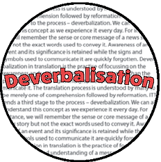 Deverbalisation in ITT