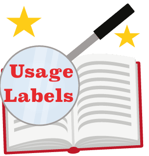 Usage labels