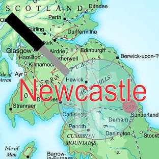 geordie map