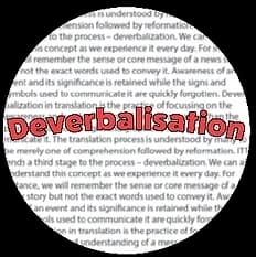 Deverbalisation in ITT